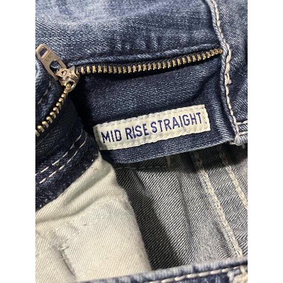 ARIAT Women Mid Rise Straight Jeans Blue size 27S (short) - Picture 6 of 13
